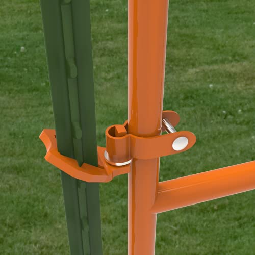 T-Post Gate Hinge Pins, Hang a gate from a Metal T Post, Easy to Install,Hang a gate of Any Farm or Garden from a Metal T Post