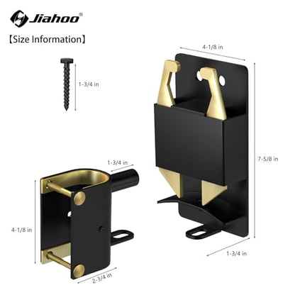 JIAHOO 2 Way Farm Gate Latch, Heavy Duty Gate Latches for Metal Tube Gates - style: Farm Gate Latch