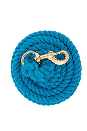 Weaver Leather Cotton Lead Rope, Hurricane Blue, 5/8" x 10'