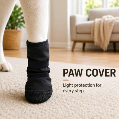 Dog Recovery Boot for Injured Paws, Breathable Dog Shoes with Non-Slip Sole - size: S (Paw Width 2.1'')