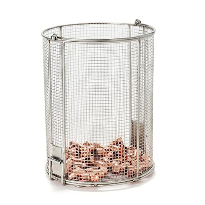 Dip N’ Drain – Stainless Steel Part Cleaning Strainer Basket for 5-Gallon Buckets (Bucket Included) | 1/4″ Mesh, Swing Handle, Perfect for Mechanics, Auto Parts, Garage, Shop & Home Workshop Cleaning - size: 5 Gal. 1/4" Mesh - Bucket