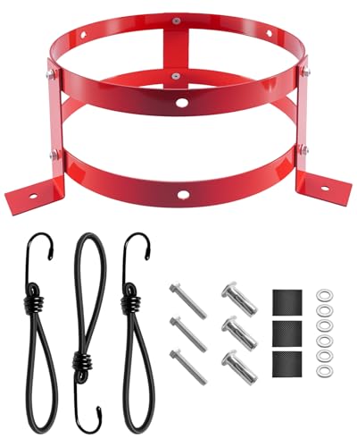 5 Gallon Bucket Holder, 11.6 Inch Diameter, Heavy Duty Aluminum Bucket Rack - style: 1 Pieces Cylindrical Bucket Holder
