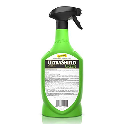 Absorbine UltraShield Green Natural Insect Repellent, 32 oz Sprayer - size: 32 Fl Oz (Pack of 1)