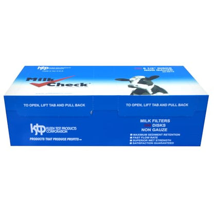 Milk Check - Premium Milk Filter Disks 6 ½" [Carton - 300 Filters]