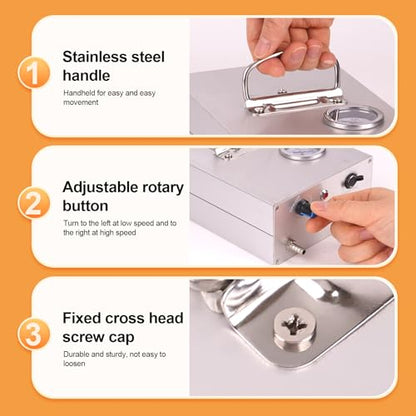 Cow Milking Machine Pump Automatic Powerful Milking Vacuum Milker Machine Adjustable Suction Cow Milker Portable Milking Machine for Dairy Cows Sheep Goat Milking Machine (Battery Vacuum Pump) - color: Battery Vacuum Pump