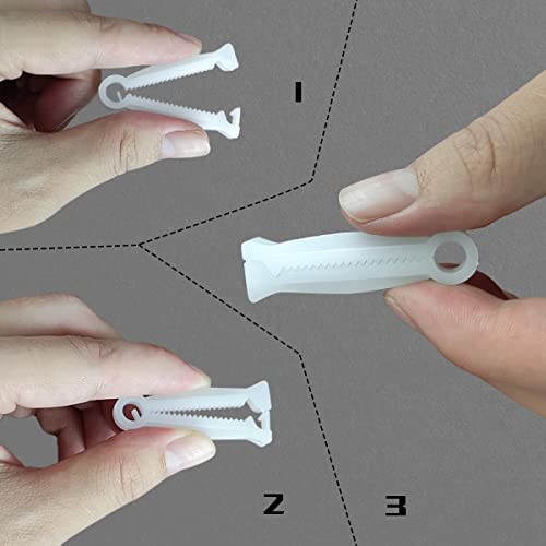 Good news 100pcs Disposable Umbilical Cord Clamp,Pig Umbilical Cord Clamp for Animals Puppy Kittens Cow Livestock Sheep, White