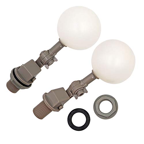1/2 Float Valve for Pond, Float Ball Valve, 2 Pack - size: 1/2 Inch