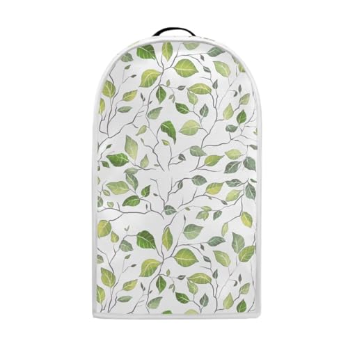 Green Leaf Kitchen Appliance Covers Food Processor Cover Polyester Coffee Maker Cover or Toaster Cover Stain Resistant Blender Cover for Stand Mixer Kitchen Home Soft - color: Green Leaf