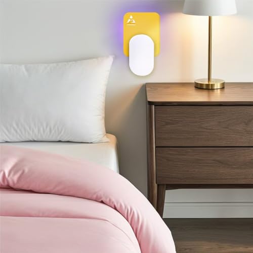 36 Pcs Sticky Refill Glue Cards, Compatible with Safer Home SH502, Dynatrap DT3005W-DS3, DT23005-06, Targets Moth, Fly, Mosquito, Gnat and More, Safe and Super Sticky (Macaron Yellow) - color: Macaron Yellow