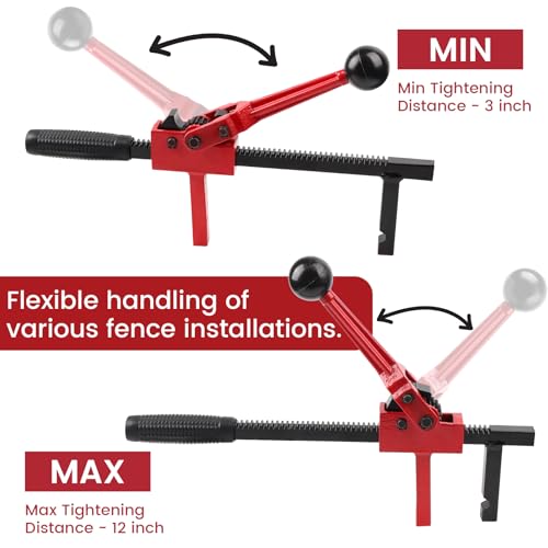 Chain Link Fence Stretcher Tool Heavy Duty Ratcheting Fence Puller