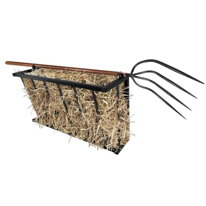 Hay Feeder 27 Inch Wall Mount Iron Rack for Horse Goat Sheep
