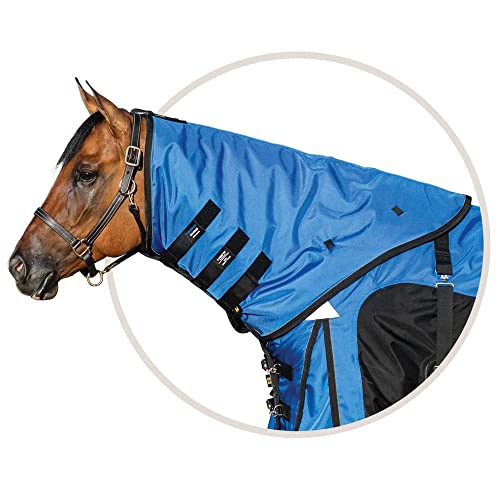 Warrior V-Free Horse Turnout Blanket | Wither Relief | Horse Neck Cover | Horse Blankets for Winter Waterproof | Medium Winter Horse Blankets