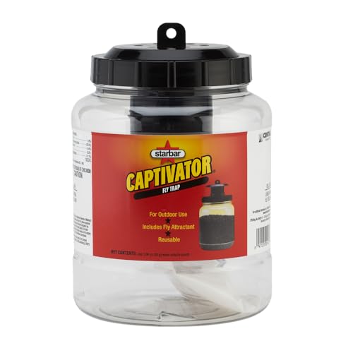 Starbar Captivator Outdoor 2 Quart Reusable Fly Attachment Hanging Jar Trap