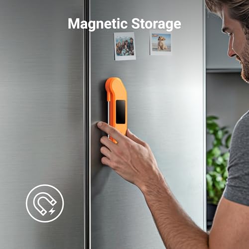ThermoMaven 1 Sec Professional Digital Meat Thermometer, ±0.5℉ Accuracy - color: Orange