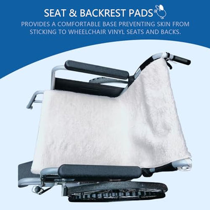 Faux Synthetic Sheepskin Bed Pad Wheelchair Blanket Wheelchair Leg Rest Pad Foot Protectant Recliner Leg Cushion Footrest Cover Foot Armrest Covers Footplate Protector(Apricot) (Seat & Backrest Pads) - size: Seat & Backrest Pads