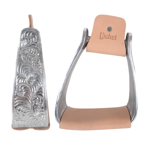 Cashel Company Engraved 3in Slanted Stirrups N/A N/A