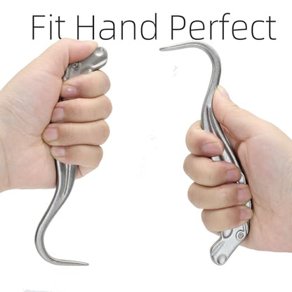 Horse Hoof Pick with Ergonomic Grip for Cleaning & Grooming, Metal Hoof Horseshoe Pick Scraper Cleaner Tool for Horses, Farrier Hoof Pick for Cleaning Hooves