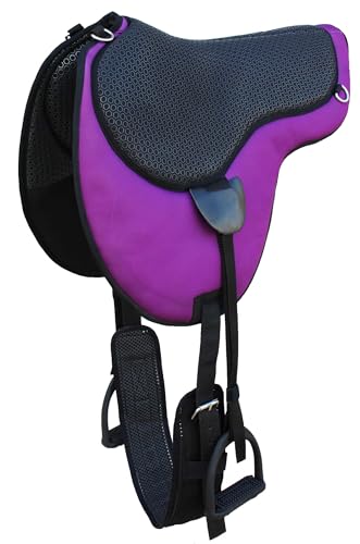 Horse Western Trail Neoprene Padded Anti-Slip Bareback Saddle Pad 39TS06 - color: Purple, size: 33" L x 25" W