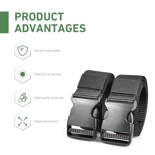 2PCS Battery Strap, 39 Inch Battery Tie Down Strap, Adjustable Buckle Battery Box Strap, Quick-Release Polypropylene Webbing, Trailer Hold Down Strap, Universal for Car, Truck, Boat