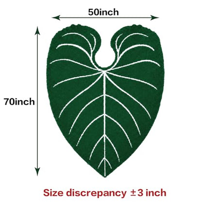 Leaf Sherpa Blanket Large – Soft Throw for Sofa & Bed - size: Large