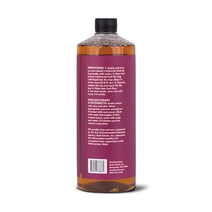 Aunt Fannie's FlyPunch Fruit Fly Trap Refill, Refill up to 5 Jars, 32 oz
