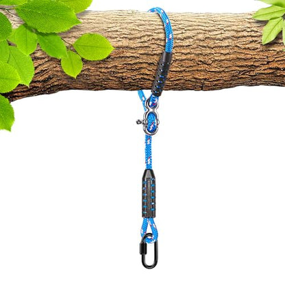 SELEWARE 3ft Tree Swing Rope, Adjustable Hammock Straps Hanging Kit - color: Blue-1 Pack, size: 3ft