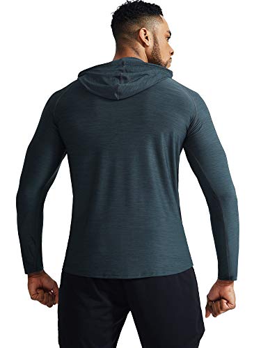 NELEUS Men's Soft T-Shirt - color: 5071 Dark Grey/Light Grey/Slate Grey,3 Pack, size: Small