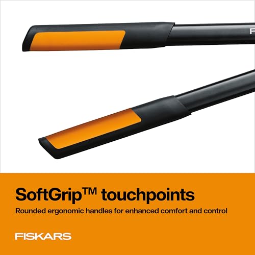 Fiskars 25” PowerGear2 Garden Bypass Loppers, 1.75" Capacity Tree Trimmer | Branch Cutter Tool, Multiplies Cutting Power for Easier Pruning, Heavy-Duty & Sharp Steel Blade with Low-Friction Coating - style: 25 in
