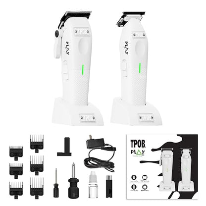 TPOB Mini Play Professional Hair Clippers (Whiteout Set) - color: Whiteout Set