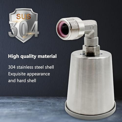 2 PCS 304 Steel Water Float Valve, Water Level Control Water Tank Traditional Float Valve Upgrade (1 inch Side Inlet) - color: 1 inch Side Inlet