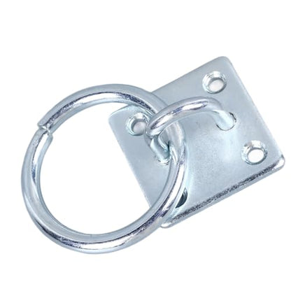 Tie Ring,Tie Ring Plate Horse Barn Supplies for Stable Horse Bathing | Tie Ring for Horses, Metal Block Tie Ring Replacement Hitching Rings Tie down ﻿