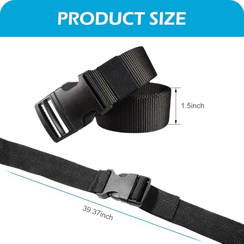 2PCS Car Battery Tie Down Strap, Adjustable Buckle Battery Strap, 39In Battery Hold Down with Quick Release Buckle, Universal for Cars, SUVs, Boats, Luggage Belt and More