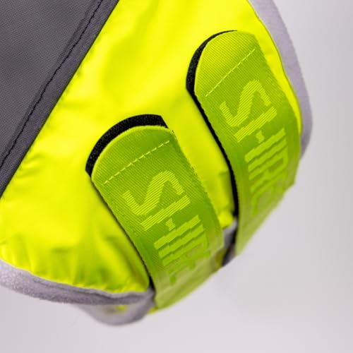 Shires Flyguard Pro Hi-Viz Fine Mesh Horse Fly Mask with Ears and Nose Fringe - Yellow Pony - color: yellow, size: Pony