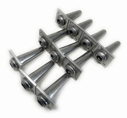 Pack of 10, One Way Anchor Wire Vise for 8~11GA(0.12~0.16") - size: 0.120 - 0.160 inch