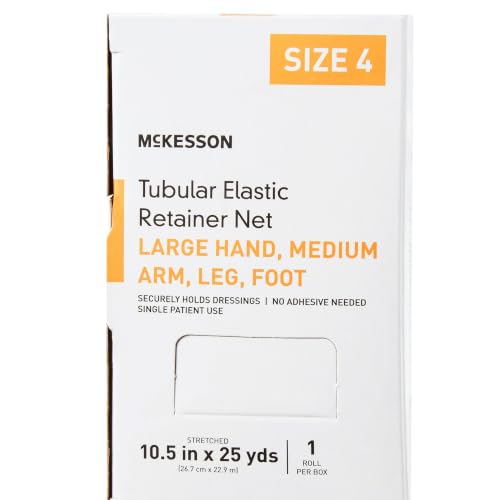 McKesson Tubular Elastic Retainer Net Dressing, 10 1/2 in x 25 yd, 1 ct - size: Size 4 1 Count