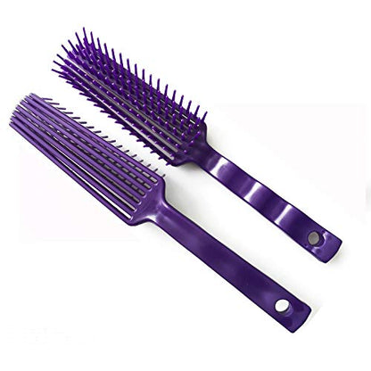 2pcs Horse Pet Detangler Plastic Comb for Long Tail Mane Forky Comb Useful 3030 by SXYH - color: Purple