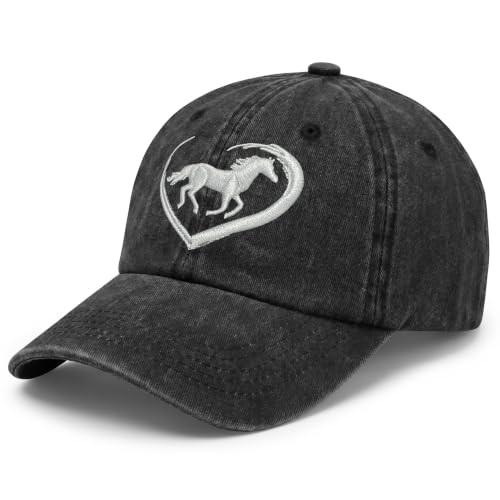 Horse Loving Embroidered Baseball Cap