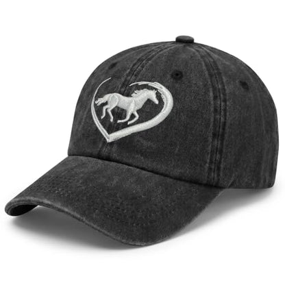 Horse Loving Embroidered Baseball Cap