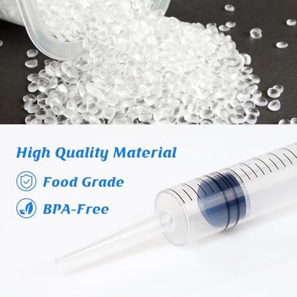 Wisdom Teeth Syringe, 12ml Dental Irrigation Syringe (10 Pack) - style: Straight Tip 10 Pack
