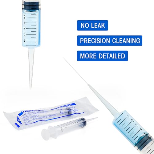 7Pack Wisdom Teeth Dental Syringe, 12ml/cc Straight Tip & Measurement | Straight Dental Irrigation Syringes, Disposable Sealed for Tooth Care, Oral Tonsil Stone, Feeding - style: 12ml/cc Straight Tip