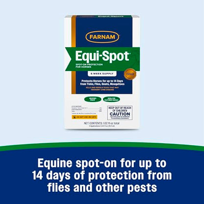 Farnam Equi-Spot, Weather Proof Targeted Spot On Protection, 6 Week Supply - size: 6 Week Supply