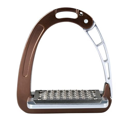 Acavallo Alupro Junior Stirrups, One Size, Black, Set of 2 - color: Brown