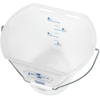 Premier 1 Lamb 'N' Goat Kid Prima Orphan Feeding Bucket – 2 Gal, Round - size: 2 Gallon Round - 1 Hole