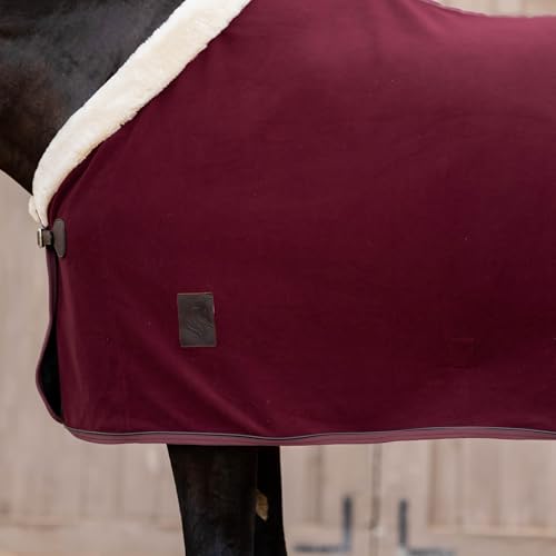 Equinavia Koselig Fleece Cooler - Cranberry Red - 72 in - color: Cranberry Red, size: 72 in