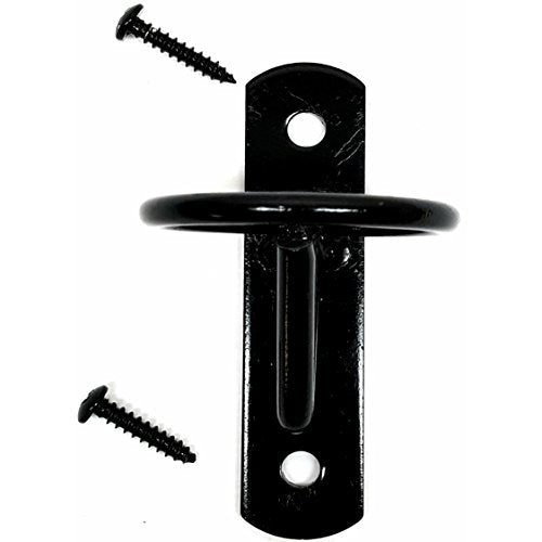 Wall Mount Bucket Hook-Bucket-Hanger (Black) - Barn/Stable Water Bucket Hook/Hanger - Equestrian Bucket Hook