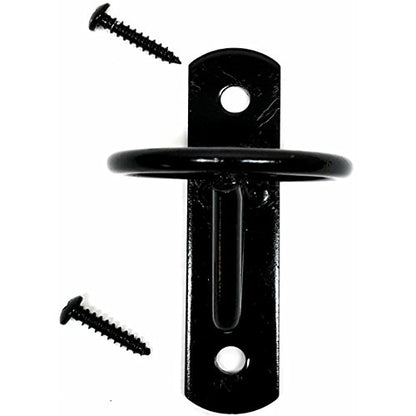 Wall Mount Bucket Hook-Bucket-Hanger (Black) - Barn/Stable Water Bucket Hook/Hanger - Equestrian Bucket Hook