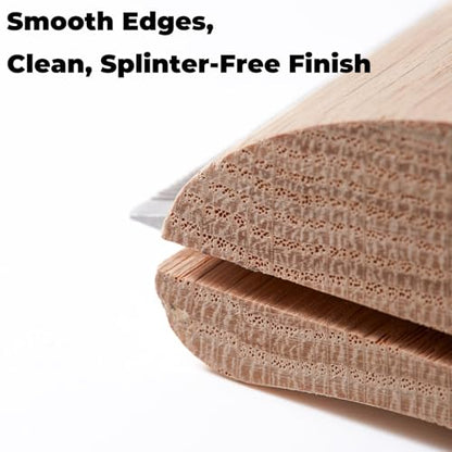French Bulldog Brush for Shedding, Palm-Grip Wooden Grooming Comb