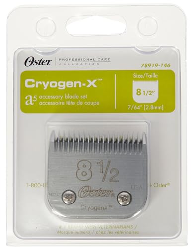 Oster CryogenX Professional Animal Clipper Blade, Size 8-1/2 (078919-146-005) - size: 8-1/2