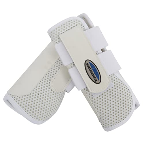 WeatherBeeta Lite Open Front Boots, White, Warmblood - color: White, size: Warmblood