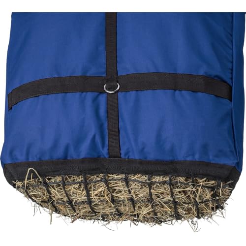 Tough 1 Nylon Hay Tote with Net Front - color: Royal Blue